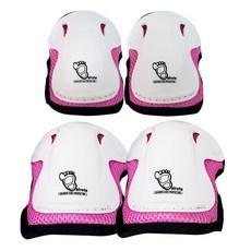 발로타 아동용 무릎보호대 + 팔꿈치보호대 세트, 핑크, 1세트