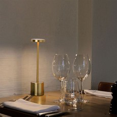 세이렌하데스 무선 테이블 램프 침실등 무드등 카페등, 골드