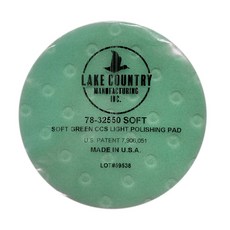 蠟妹緹緹 LC CCS Smart Pads 5.5吋 拋光綿 上蠟綿 半厚度, 綠, 1個