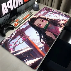 마우스 패드 게임용 카마도 네즈코 컴퓨터 책상 매트 사무실 키보드 카펫 애니메이션 PC 게이머 D-데몬 슬, 03 600x300x2mm, 03 ZZ2071(1)