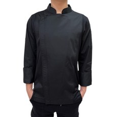 萊亞生活館 涼感透氣網狀側幅廚師服 隱藏式拉鍊