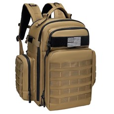 밀리터리 전술 백팩 남성 및 여성용 대형 에이미 백 몰리 튼튼한 배낭 그린 브라운. M 클래식 171577, 그린 브라운