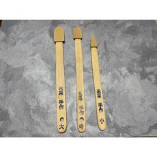 【順銘】手工木柄矽利康刮刀抹刀組 耐熱刮勺 廚房烘焙工具, 1個