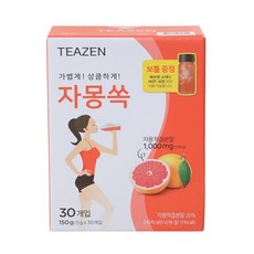 티젠 자몽쏙 150g (5g x30입) 보틀증정, 30개입, 2개, 5g