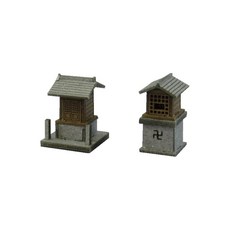 산케이(Sankei) 1/150 디오라마 옵션 키트 사당A호야 종이 크라프트 키트