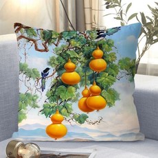 다용도 안락한 소파쿠션 양면 소파 쿠션 솜 포함 세탁가능 고탄력 다기능 안락쿠션 고탄력 다용도 쿠션 장기사용 가능 트렌디한 스타일, HUL-1, 40 x 40CM (솜포함 양면쿠션)