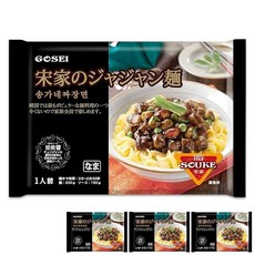 송가의 자장면 350g×3봉 3인분 / 송가 송가네 자장면 한국풍 중화면 한국식품 검은 된장 소스 인스턴트 국수 한식 저저면 본격 요리 쉬운 요리, 1개, 1g