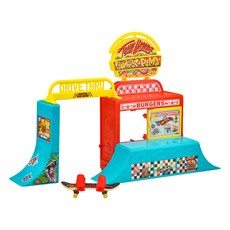 (Hot Wheels) 5 JHV83 핫 휠 스케이트 버거 숍 놀이기구 장난감 신발 손가락 스케
