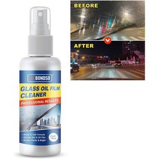 차량용 클리너 스프레이 인테리어 냄새제거 자동차 유리 오일 필름 클리너 창문용 리무버 쉽게 복원 가능한 100ml