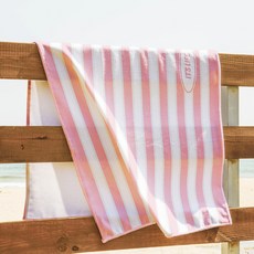 이츠라이프 특대형 비치타올 물놀이 큰수건, 1개, 피치핑크