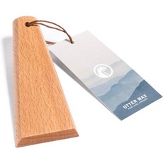 오터 왁스 캔버스 스무딩 도구 원단 솔기 및 가장자리 클리너용 연마된 하드우드 어플리케이터 재킷 모자 가방 부츠용 가죽 틈새