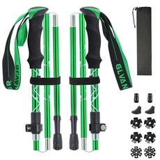 트레킹 폴 도시용 워킹 스틱-카본 파이버 경량 5단 접이식 하이킹 러닝 클라이밍, 01 2pcs-110cm