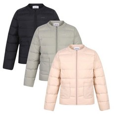 여성 라운드 구스 다운 점퍼 122C3JP961 2800553