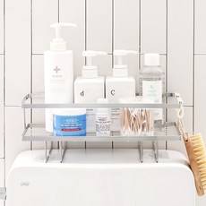 네이쳐리빙 무타공 올스텐 변기 위 수납 선반, 1개