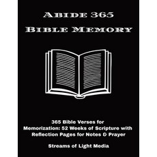 (영문도서)Abide 365 Bible Memory: 365 Bible Verses for Memorization 52 Weeks of Scripture... Paperback, Independently Published, English, 9798297701120