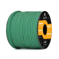 [10+1이벤트] 군용등급 550 파라코드 4mm 30m TypeIII 7심 100%나일론 낙하산 줄 캠핑 야외 활동 DIY 프로젝트, 켈리 그린