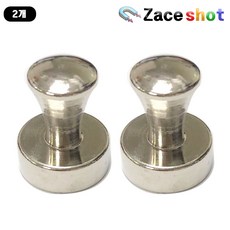 스틸 초강력 고리자석 후크 체스형 메모 스탬프 도장자석 [제이스샷], D20mm x 25mm(중), 2개