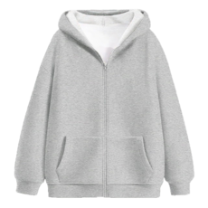 에르모소 얇은 기모 루즈핏 후드집업 남녀공용 HW-C088