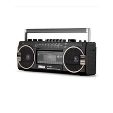 옛날 카세트 플레이어 빈티지 스피커 아날로그 블루투스, 8G USB 테이프 2개, 기본 모델명/품번