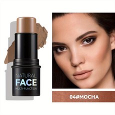 컨투어 스틱 하이라이터 브론저 블러셔가 쉐이드 기름기가 없고 방수 기능이 있는 페이스 컨투어링, [02] 04, 04