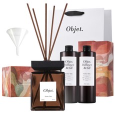 몽때리 오브제 디퓨저 선물세트, 1개, 1L, 가든블룸