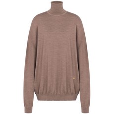 모스키노 와이드 소매 버진 울 스웨터