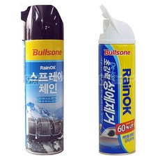 불스원 레인OK 스프레이 스노우 체인 + 레인OK성에제거, 3세트