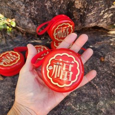 새해소망 복 들어오는 틴케이스 염주 단주 보관함, 단품