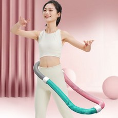 軟彈簧加重呼啦圈，第六代升級版，滌綸全包裹不傷衣，舒適健身器材, 卡龍兒童款】約1.8斤（適用於7歲以下）, 1個