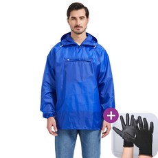 이유엠 다용도 작업복상의+다목적장갑, B타입-블루, 1개