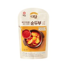 다담 순두부찌개 양념, 140g, 4개