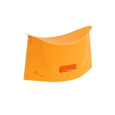 휴대용 접이식 야외 낚시 캠핑 여행용 소형 의자, 휴대용 옐로우 소형 [종이 접이식 수납]