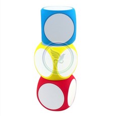 가몽 컬러 보드 주사위형 메모보드판, 레드