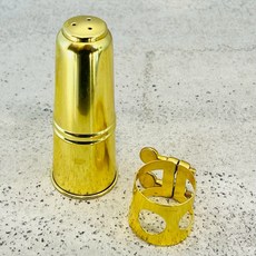 Wongful 台灣薩克斯風束圈保護蓋 次中音TENOR適用, 1個, 鎳黑