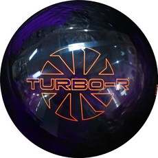 에보나이트 - 터보 R (퍼플/블랙) 볼링공 볼링볼 소프트볼 훅볼 볼링용품, 13파운드, 퍼플/블랙, 1개