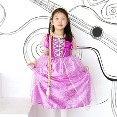 프린세스 공주의상 [라푼젤-반팔-1301]