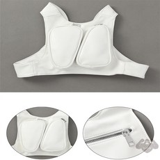 콩킹팜 캐쥬얼 화이트 체스트백 앞가방