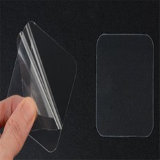 씨엠닷컴 무타공 사각 투명 양면 접착패드 1P 양면접착패드