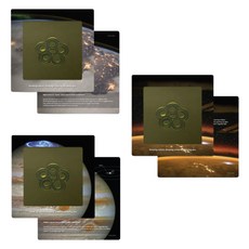 행성 오로라 관찰카드 3종세트 자석 자기장 현장 교구