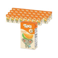 광동 팁코 키즈 쇼군오렌지 주스 110ML 36팩, 36개