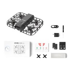 HOVERAir X1 Smart 哈浮相機，輕巧便攜，智能跟拍，高畫質影像，多種拍攝模式, 暢飛版 - 黑, 1套