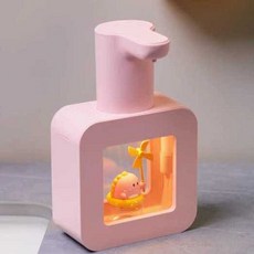자동손세정제 어린이 스탠드 거품 비누 손세정기 핸드워시, (표준버전-핑크드래곤), 1개