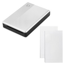 샤오미 미지아 1S 포켓 포토 프린터 + 컬러 사진 용지 80매