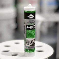 아크릴 고탄성 수성실리콘 삼중 A-4000 300ml 백색, 1개