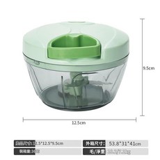 手動拉蒜器 綠色400ml, 1個