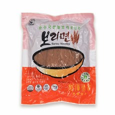 순수 국산 늘보리로 만든 보리면1kg/잔치국수 비빔국수 콩국수 냉면 보리소바 사리용, 1개, 1kg