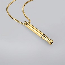 목걸이 금연 호흡 스트레스 불안 마음챙김 해소 심플리스 파이프스틱 방지 명상 릴랙서 스틸 E. 로즈골드, A. 골드