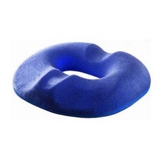 리카 엉덩이 꼬리뼈 보호 맞춤 도넛 방석, 블루