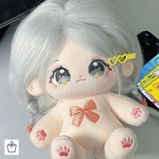 무속성 솜인형 아이돌 인형 여자 20cm 모헤어, 03은, 뼈깅(골격o), 1개