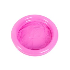 兒童充氣游泳池 家用加厚嬰兒戲水池, 60 兩環 - 粉色, 1個